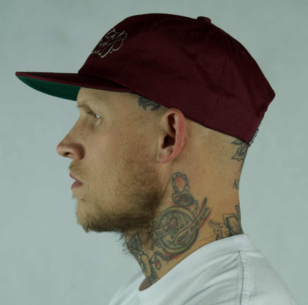 Maroon Throwie Cap