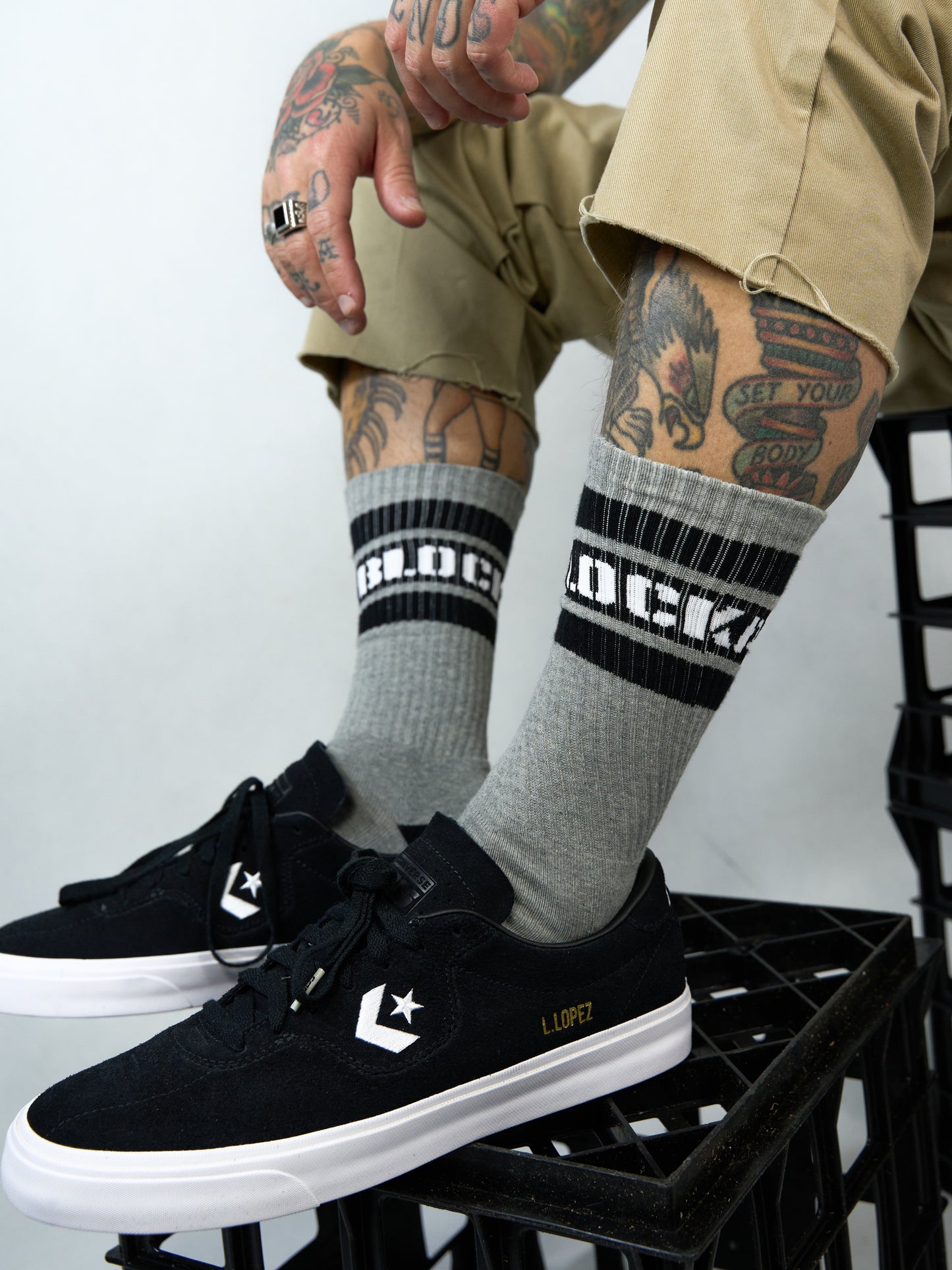 3 PACK CREW SOCKS